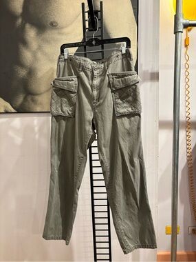 GDEH Good Enough brand Pants with Quilted Pocket Detail Made in Japan